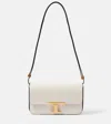 Tod's Micro Flap Leather Crossbody Bag In White