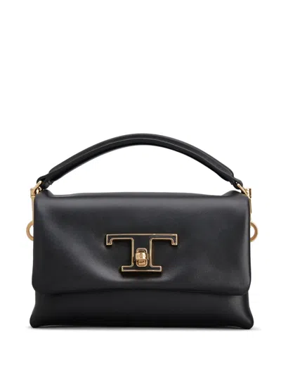Tod's T Timeless Shoulder Bag In Black