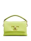 Tod's T Timeless Leather Shoulder Bag In Green