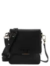 Tod's T Timeless Mini Leather Shoulder Strap In Black