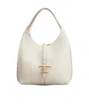 Tod's T Timeless Leather Small Shoulder Bag In White