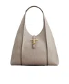 Tod's T Timeless Leather Tote Bag In Nude