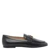 Tod's Women Leather T-timeless Loafers In Black
