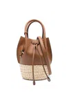Shop Tod's T Timeless-logo Bucket Bag In Brown