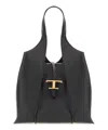 Tod's Women Medium T Timeless Shopping Bag In Black