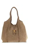 Tod's T Timeless Medium Shoulder Bag In Brown