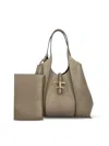 Tod's T Timeless Medium Tote In Brown