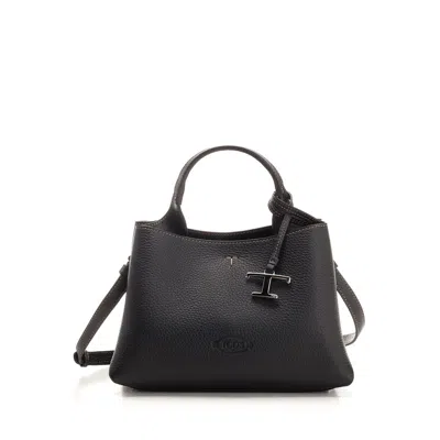 Tod's Tods T Timeless Micro Handbag In Black