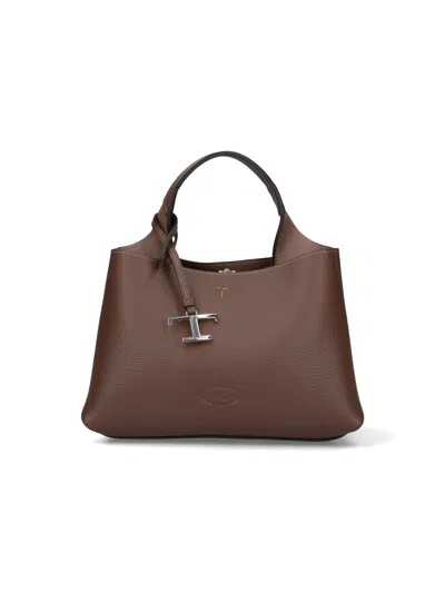 Tod's "t-timeless" Mini Bag In Brown