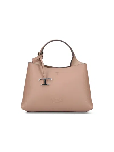 Tod's T-timeless Mini Bag In Sand