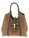 Tod's T Timeless Mini Handbag In Sand