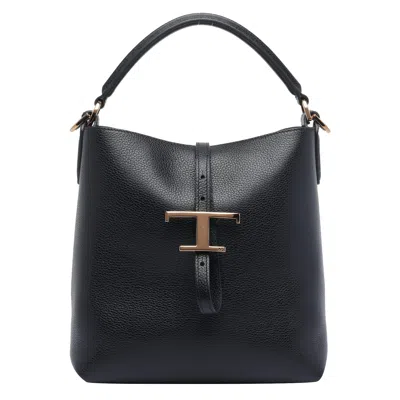 TOD'S T-TIMELESS MINI LEATHER BUCKET