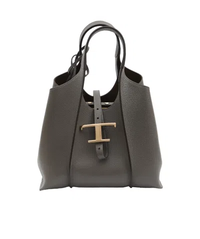 TOD'S T TIMELESS MINI SHOPPING BAG