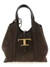 Tod's T Timeless Mini Shopping Bag In Brown