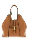 Tod's "t Timeless Mini" Shopping Bag In Buff