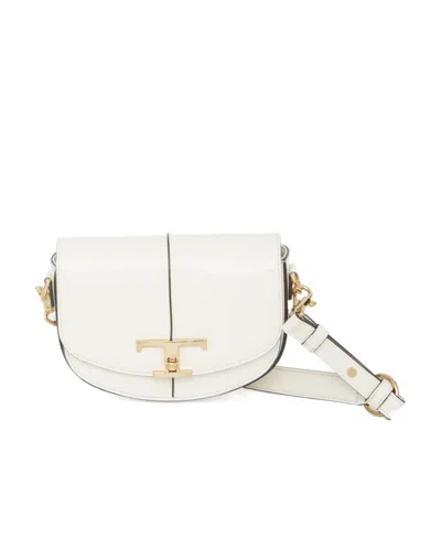 Tod's T-timeless Mini Shoulder Bag In White