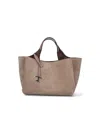 Tod's T-timeless Mini Tote Bag In Brown