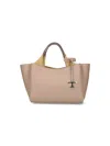 Tod's "t-timeless" Mini Tote Bag In Sand