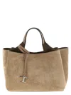 Tod's T-timeless Mini Tote Bag In Brown