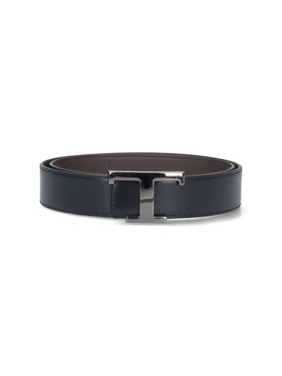 TOD'S "T TIMELESS" REVERSIBLE BELT