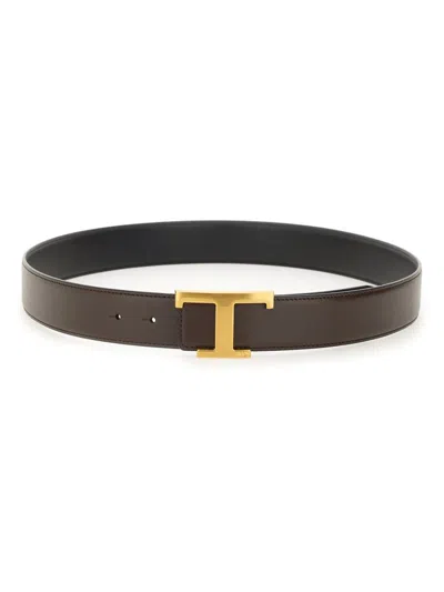 TOD'S "T TIMELESS" REVERSIBLE BELT