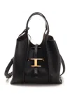 Tod's T Timeless Shopping Bag In Black