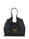 Tod's Shopping Bag T Timeless Mini In Black