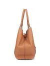 Tod's T-timeless Shopping Bag In Brown