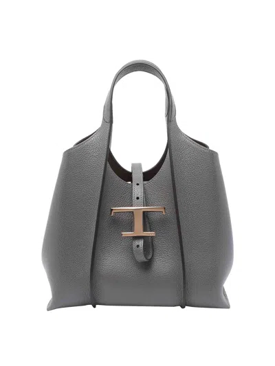 TOD'S BOLSO SHOPPING - GRIS