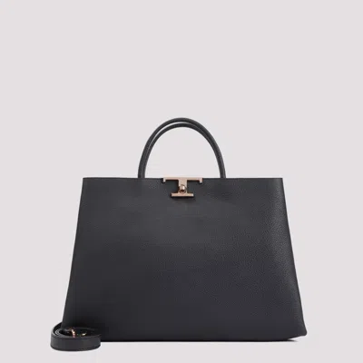 Tod's T Timeless Shopping Bag In Nero