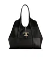 Tod's T Timeless Shoulder Bag In Black