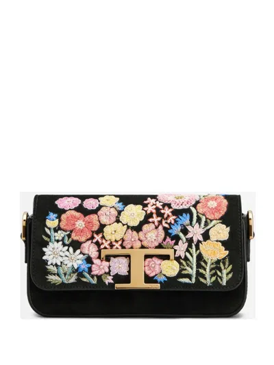 Tod's T-timeless Shoulder Bag In Black