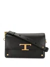 Tod's T Timeless Shoulder Bag In Black