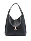 Tod's Small T Timeless Shoulder Bag In Black  