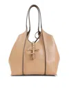 Tod's Tod`s T Timeless Shoulder Bag In Sand
