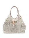 Tod's T Timeless Shoulder Bag In White