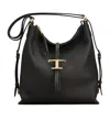 Tod's T Timeless Shoulder Bag In Leather Small In Black