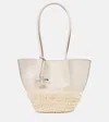 Tod's T Timeless Small Leather Shoulder Bag In Bianco Calce Naturale