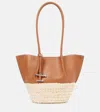 Tod's T Timeless Small Leather Shoulder Bag In Kenia Sc. Naturale