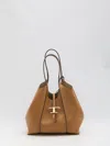 Tod's T Timeless Small Shopping Bag In Brown