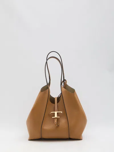 TOD'S T TIMELESS SMALL SHOPPING BAG