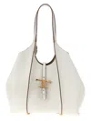 Tod's T Timeless Small Shopping Bag In White