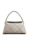 Tod's T Timeless Suede Tote Bag In Grey