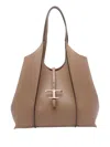 Tod's T Timeless Tote Bag In Brown