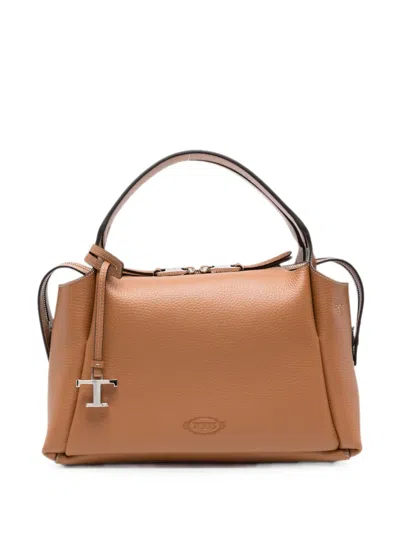 Tod's T Timeless Tote Bag In White