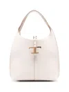 Tod's T Timeless Tote Bag In Weiss