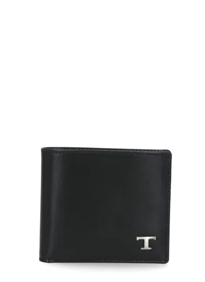 Tod's T Timeless Wallet In Black