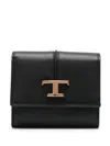 Tod's T Timeless Wallet In Black