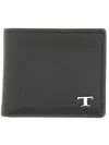 Tod's Fold Wallets Bi-fold Design In Gold