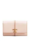 Tod's T Timeless Wallet In Leather In Neutrals